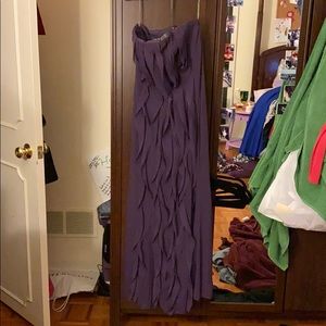 A purple long Vera Wang